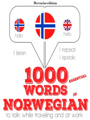 cover image of 1000 essential words in Norwegian
